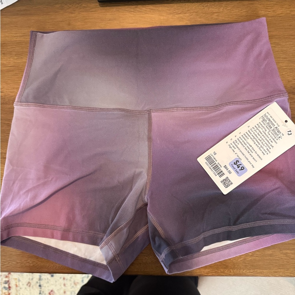lululemon athletica Ombre Purple Women's Athletic Shorts